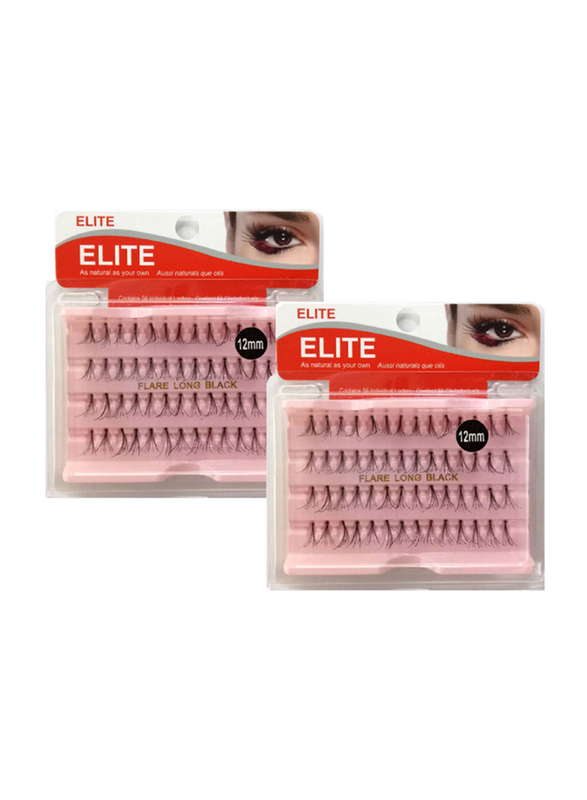 

Elite Individual Lashes 0.10-C-12mm, 2 Pieces, Pink