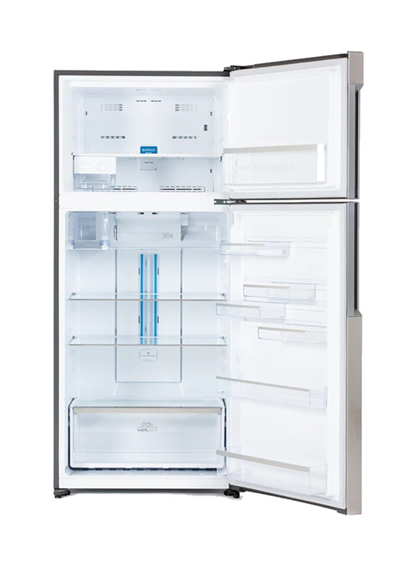 Electrolux 537L UltimateTaste 500 Top Freezer Double Door Refrigerator, EMT86910X, Silver