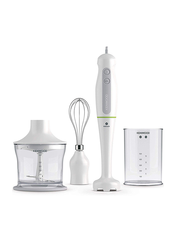 Kenwood Triblade Hand Blender, 800W, HDP104WG, White