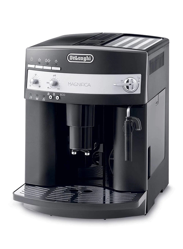 Delonghi 1.8L Magnifica Bean to Cup Electric Plastic Espresso Coffee Machine, 1350W, ESAM3000.B, Black
