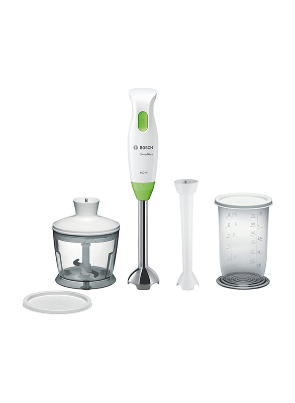 Bosch Hand Blender, 600W, MSM2623GGB, White/Green