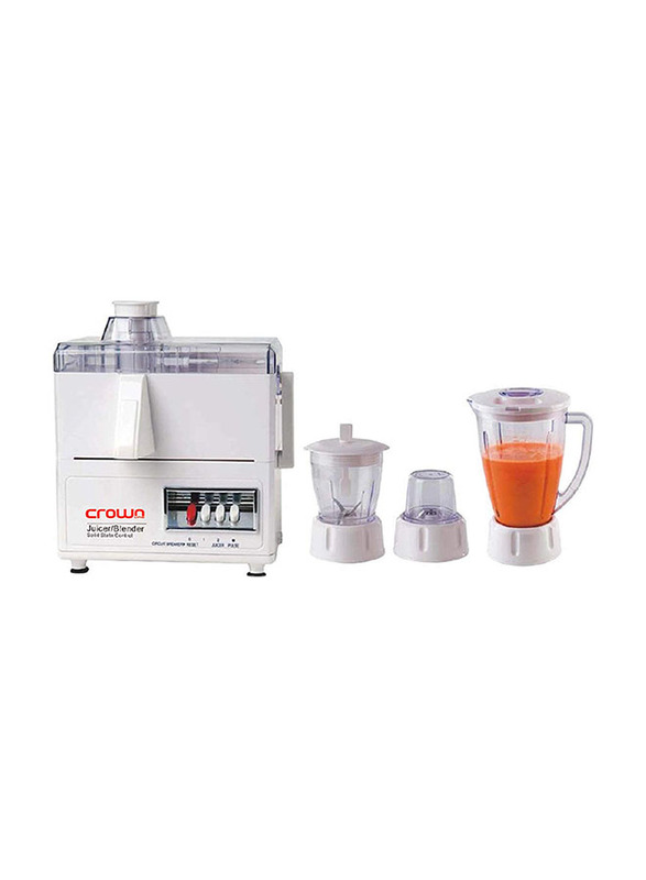 Crownline 1.6L Food Blender, 400W, FP-165, White