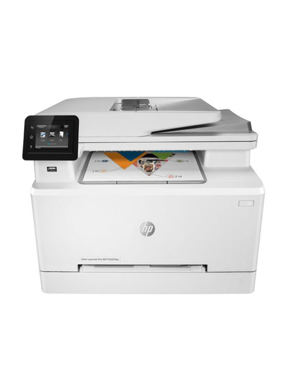 HP LaserJet Pro MFP M283FDW Color 7KW75A All-in-One Printer, White