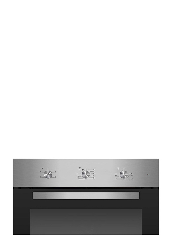 Beko 40L Built-In Electric Oven, 2500W, BICT22100X, Black/Silver