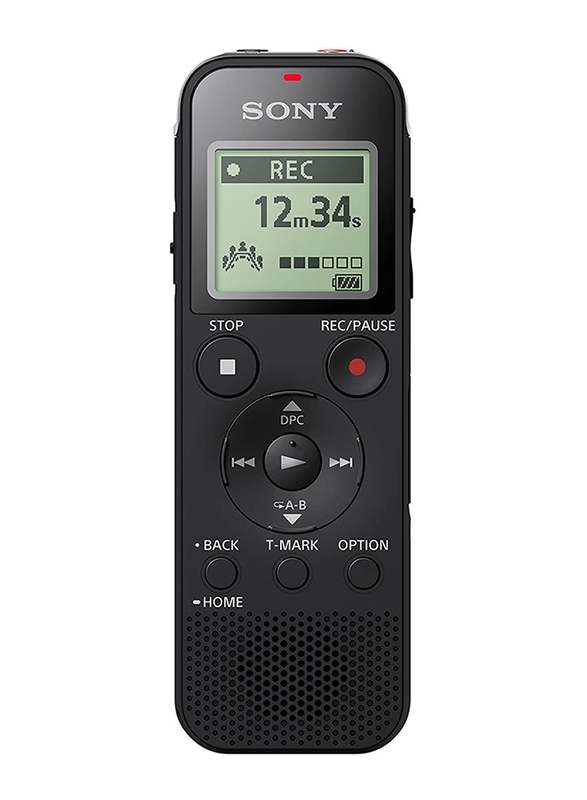 Sony ICD-PX470 Stereo Digital Voice Recorder with Built-In USB, Black