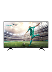 Hisense 55-Inch LED TV 4K Ultra HD Smart LED TV, 55A61GTUK, Black