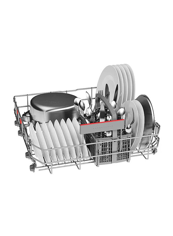 Bosch Series 6 13 Place Settings Free Standing Dishwasher, 10.4 Liter, SMS67NI10M, Grey