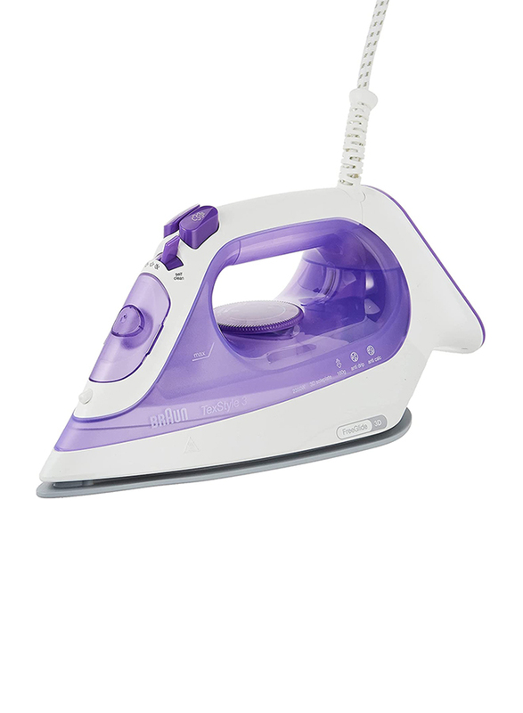 

Braun TexStyle 3 Steam Iron, 2350W, SI 3042 VI, Violet