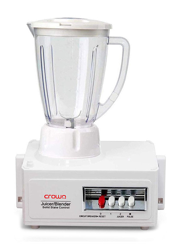 Crownline 1.6L Food Blender, 400W, FP-165, White