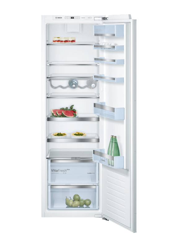 

Bosch 321 Litres Serie 6 Built-In Integrated Single Door Refrigerator, KIR81AF30M, White