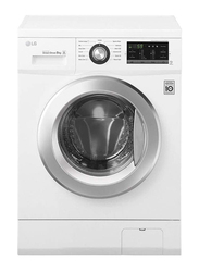 LG 7Kg Front Load Washing Machine with Direct Drive Motor, 1000 RPM, FH2J3QDNP0, White