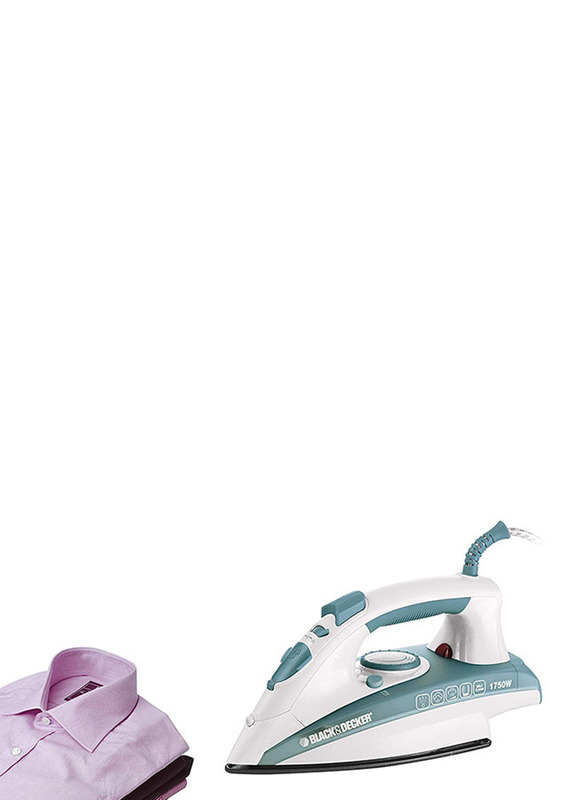 Black+Decker Steam Iron, 1600W, X1600, Green/White