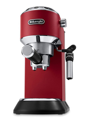 Delonghi 1.1L Stainless Steel Espresso Maker, 1300W, EC685R, Red
