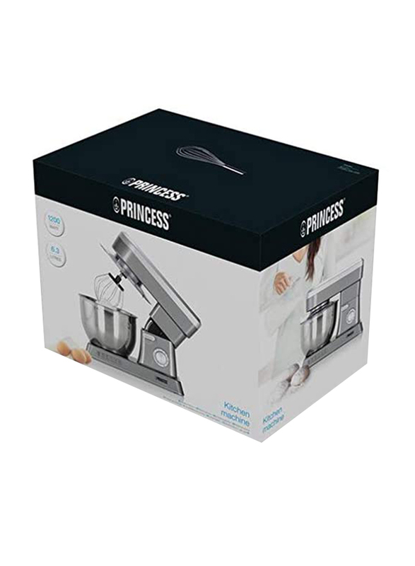 Princess 6.3L Bowl Mixer, 1200W, Prn.220127, Silver