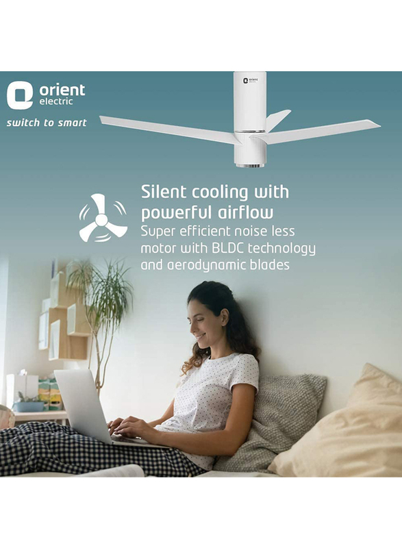 Orient Electric Aeroslim Ceiling Fan, White
