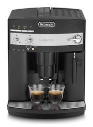 Delonghi 1.8L Magnifica Bean to Cup Electric Plastic Espresso Coffee Machine, 1350W, ESAM3000.B, Black