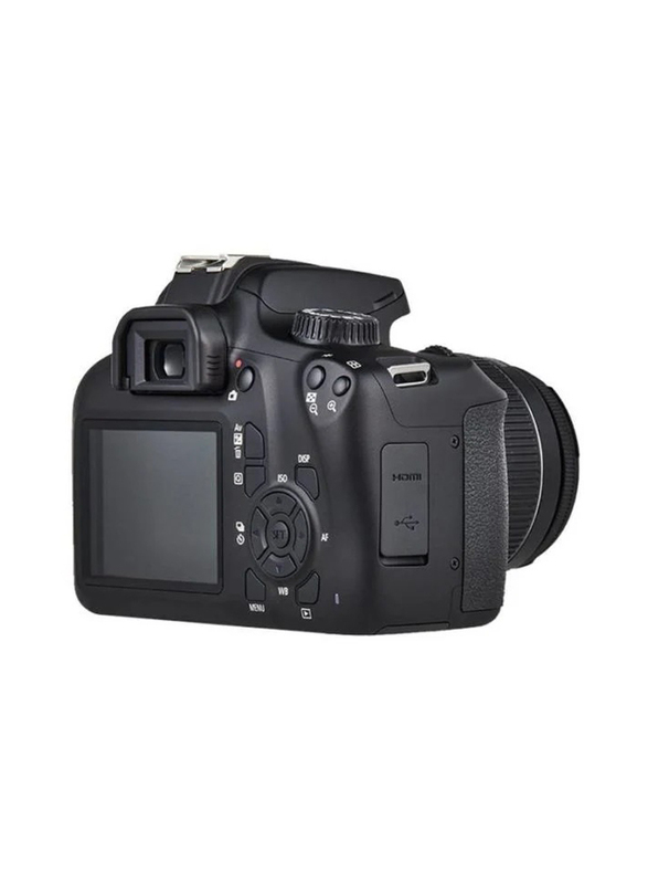 Canon EOS 4000D DSLR Camera with EF-S 18-55mm III Lens Kit, 18 MP, Black