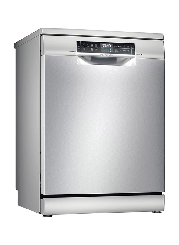 Bosch Serie 6 Free-Standing Dishwasher, SMS6ECI38M, Silver