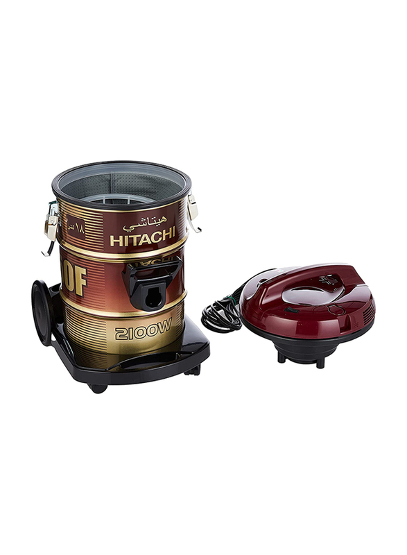 Hitachi Drum Vacuum Cleaner, CV950F24CBSWR, Wine Red