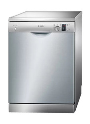 Bosch Series 4 12 Place Settings Free Standing Dishwasher, 11.1 Liter, 5 Programs, SMS50D08GC, Grey