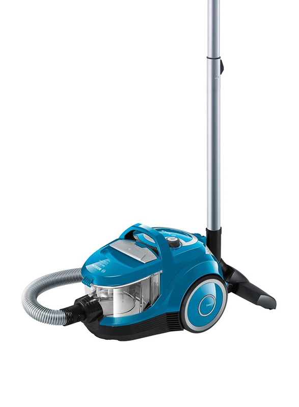 

Bosch Easyyy Canister Vacuum Cleaner, 700W, BGS2UCO1GB, Blue/Silver/Black
