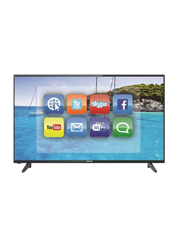 Nikai 43-Inch Full HD Smart LED TV, NTV4300SLED, Black