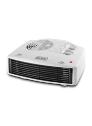 Black+Decker Horizontal Fan Heater, 2400W, HX230-B5, White