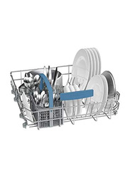 Bosch Serie 4 Built-In Semi Integrated Dishwasher with 12 Place Settings, SMI53D05GC, White