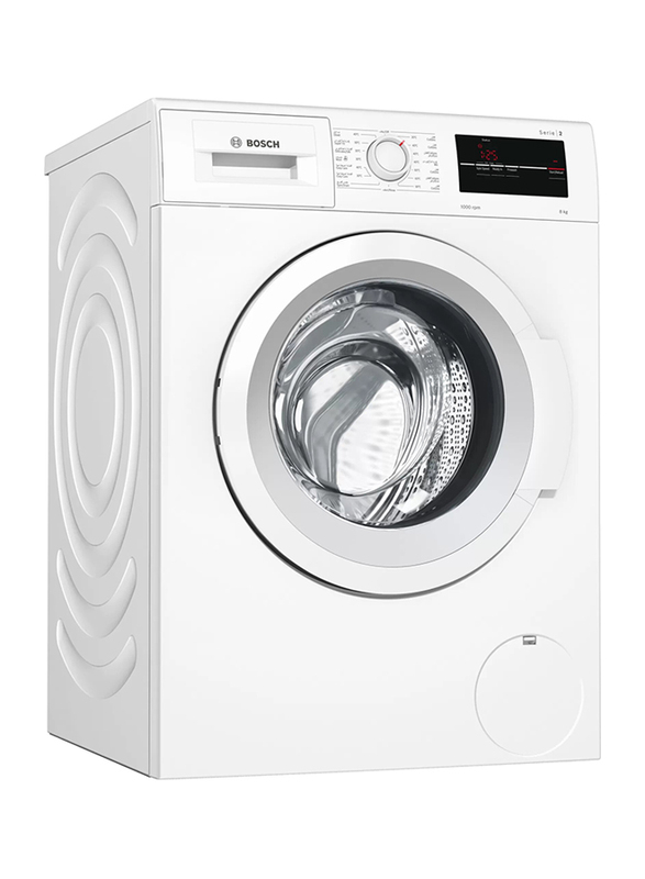 

Bosch 8 Kg Serie-2 1000 RPM Front Load Washing Machine, WAJ20180GC, White