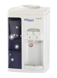 Super General Table Top Load Water Dispenser, with Paper Cup Holder, SGL1131, Off White