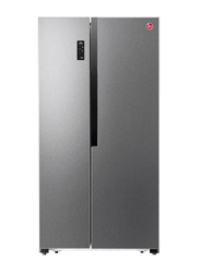 Hoover 670L Side By Side Refrigerator, HSB-H670-S, Silver