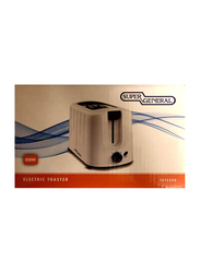Super General 2 Slice Bread Toaster, SGT820D, White