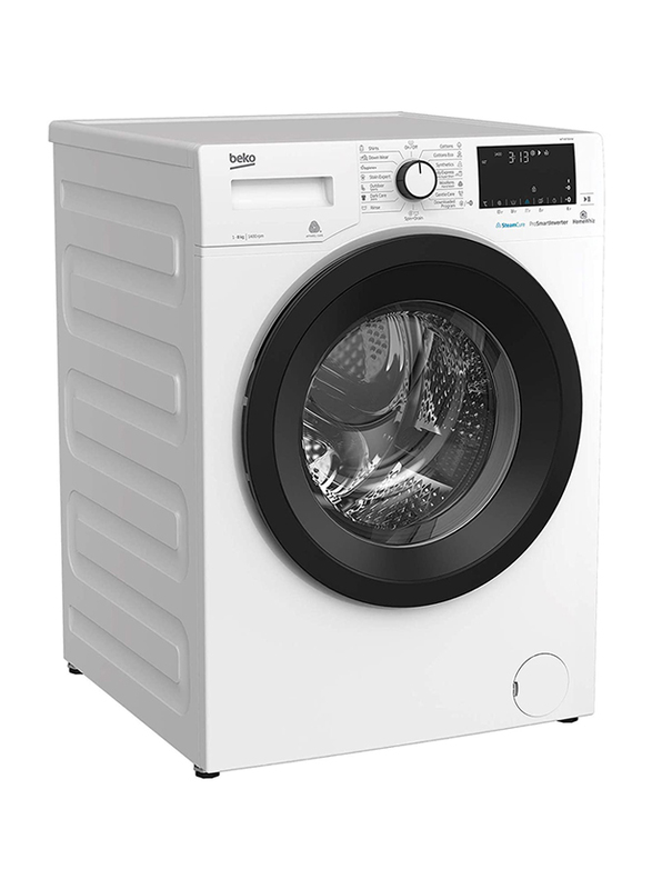 Beko 8Kg Front Load Digital Display Washer Dryer, WTV8736XW, White