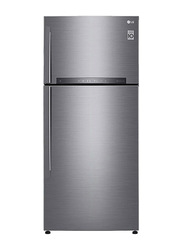 LG Top Mount Freezer, Smart Inverter Compressor, 630L, GR-H832HLHL, Grey
