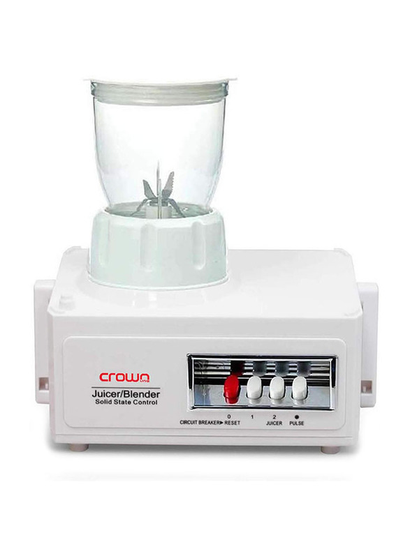 Crownline 1.6L Food Blender, 400W, FP-165, White