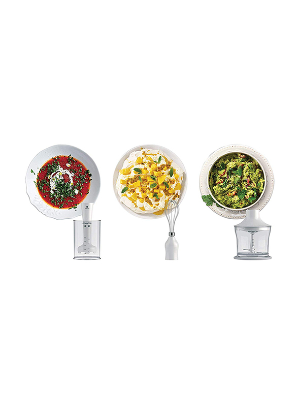 Kenwood Triblade Hand Blender, 800W, HDP104WG, White