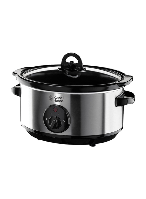 

Russell Hobbs 3.5L Stainless Steel Slow Cooker, 200W, 19790, Silver