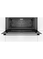 Bosch 85L Electric Built-in Stainless Steel Oven, VBC011BR0M, Black/Silver
