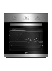 Beko 40L Built-In Electric Oven, 2500W, BICT22100X, Black/Silver