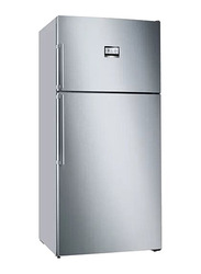 Bosch 687L Double Door Frost Free Free-Standing Refrigerator with Freezer At Top, KDN86AI30M, Grey