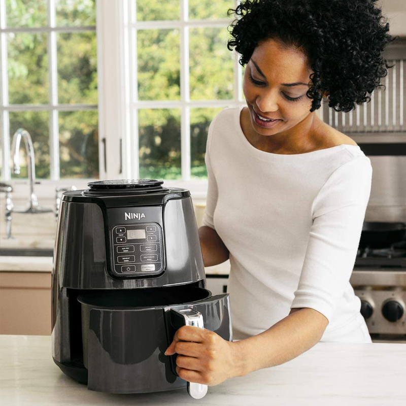 Ninja 3.8L Ceramic Digital Air Fryer, 1550W, AF100ME, Grey