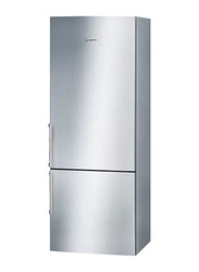 Bosch 459L Double Door Free-Standing Refrigerator with Freezer At Bottom, Grey
