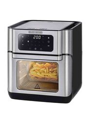 Black+Decker 4.3L Digital Air Fryer, 1500W, AOF100-B5, Silver