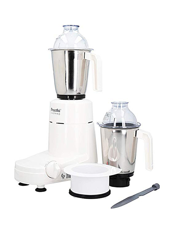 

Preethi Chef Pro Mixer Grinder, 750W, MG128, White