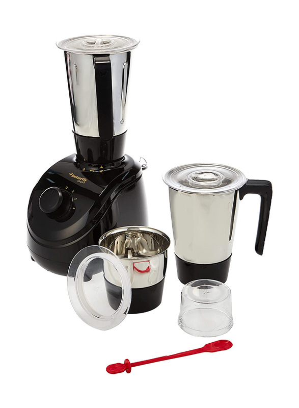 

Butterfly Elegant 3-in-1 Mixer Grinder, 750W, BEL17457, Black/Silver