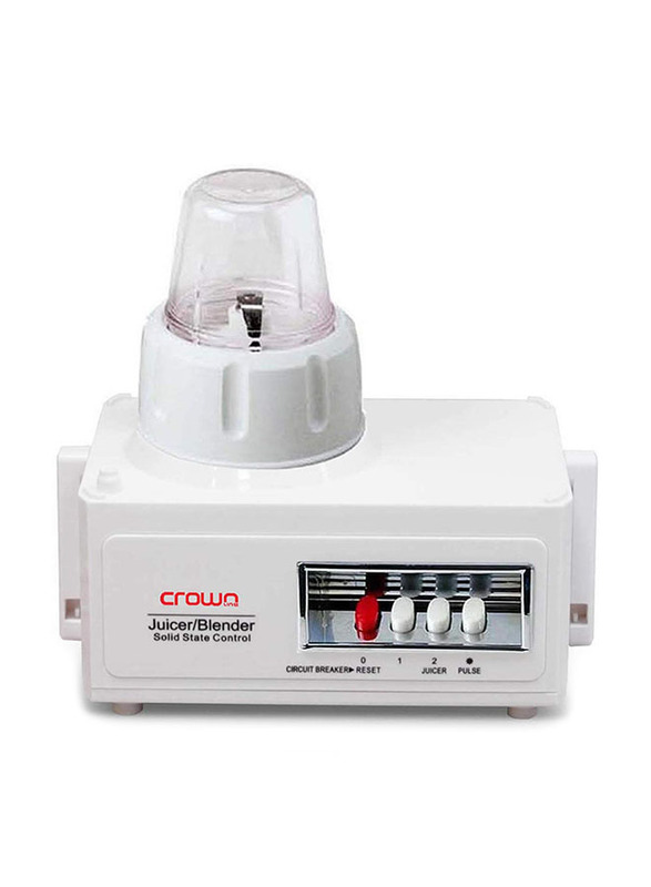 Crownline 1.6L Food Blender, 400W, FP-165, White
