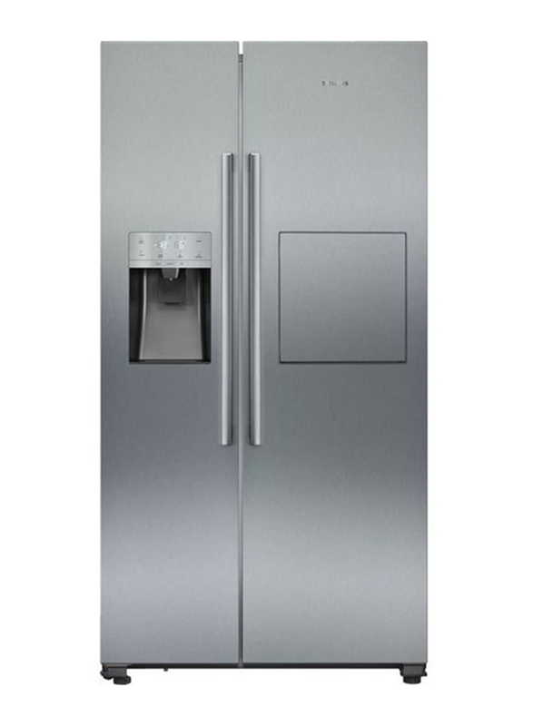 Siemens 598L Side By Side Refrigerator, KA93GAI30M, Grey