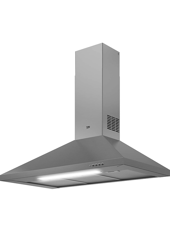 

Beko 390 m3/h Stainless Steel Pyramid Style Hood, 90cm, CWB9441XN, Silver