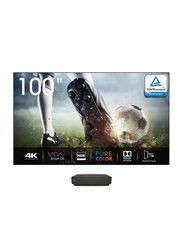 Hisense 100-Inch Flat UHD Smart Laser TV, 100L5, Black