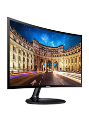 Samsung 24-inch Full HD Curved LED Monitor, SM-LC24F390FHM, Black